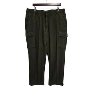 Vtg Woolrich Heavy Outdoor Pants Mens 38 Loden Green Wool Blend Cargo 1998